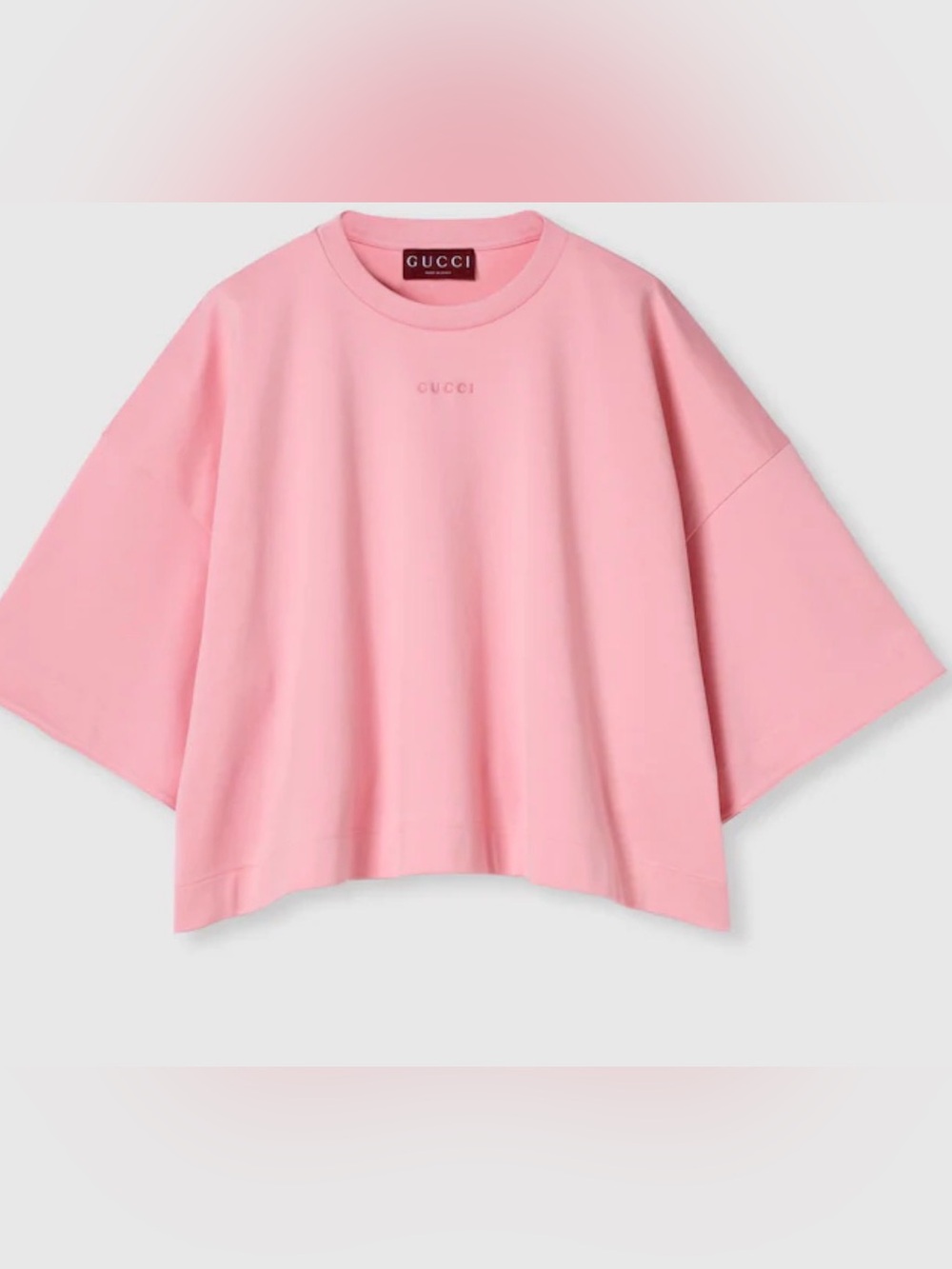 Gucci COTTON JERSEY MAXI T-SHIRT WITH EMBROIDERY NWT
